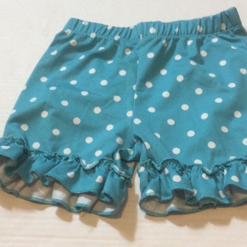 Millie loves lily blue polka dot shorties Sz 3